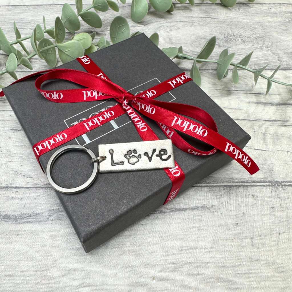 LOVE Pawprint Keyring | Popolo Ceramico
